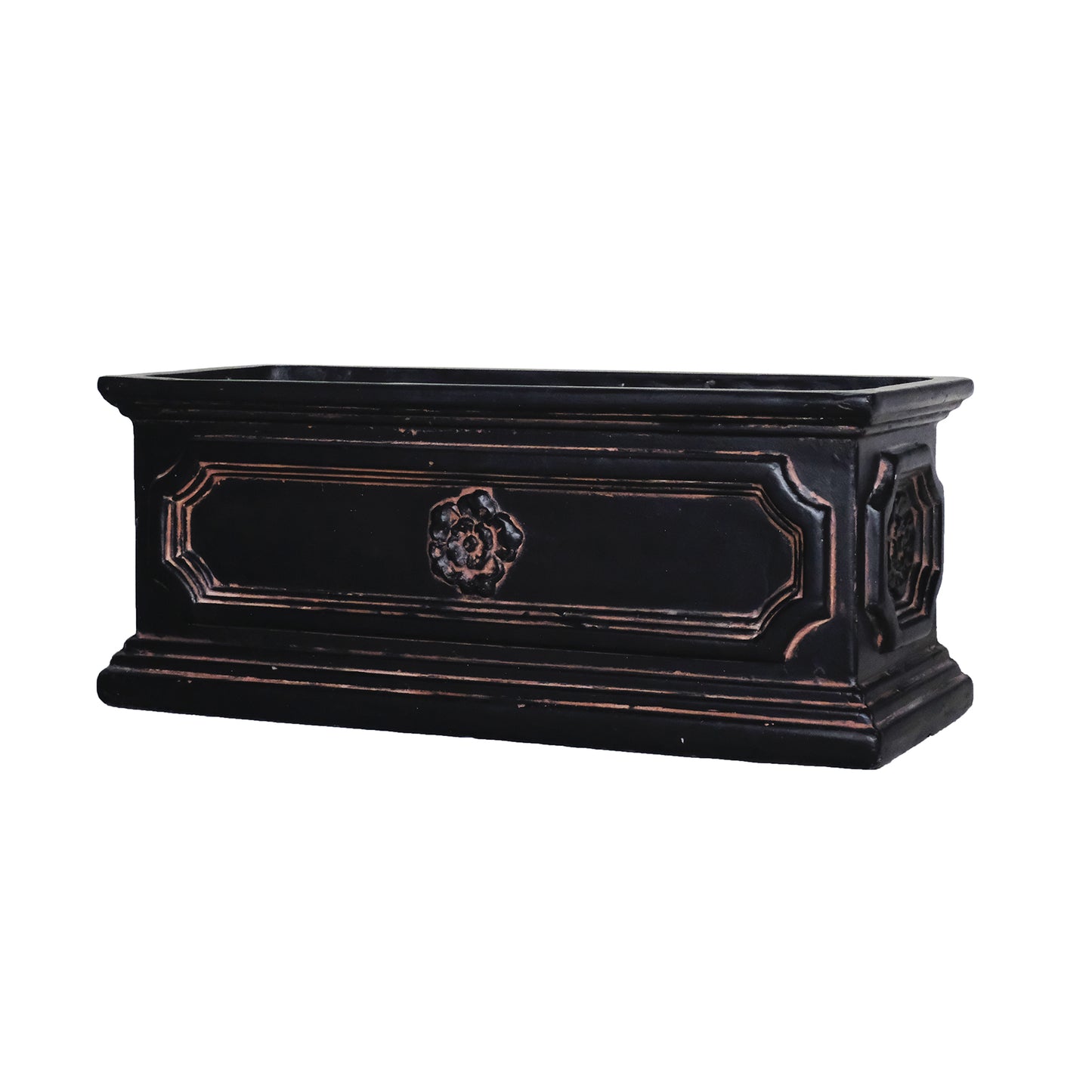 20 in. x 8 in. Cast Stone Window Box Planter