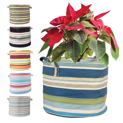 Multi-Color Fabric Planter with Liner