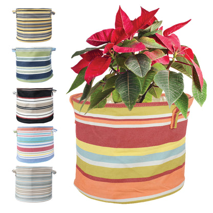 Multi-Color Fabric Planter with Liner