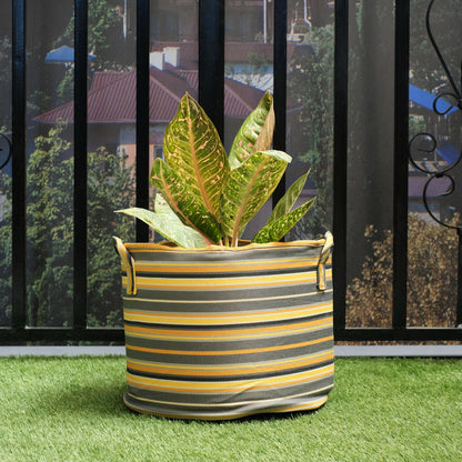 Multi-Color Fabric Planter with Liner