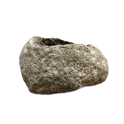 11 in. L x 9 in. W Volcanic Ash Rock Planter