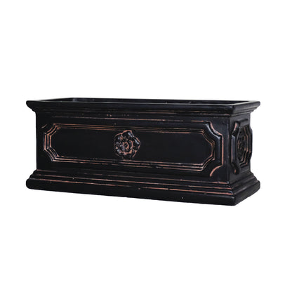 20 in. x 8 in. Cast Stone Window Box Planter