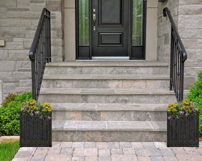16 in Sq. Cast Stone Column Planter