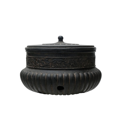 21.75 in. Dia Hose Pot in Aged Charcoal