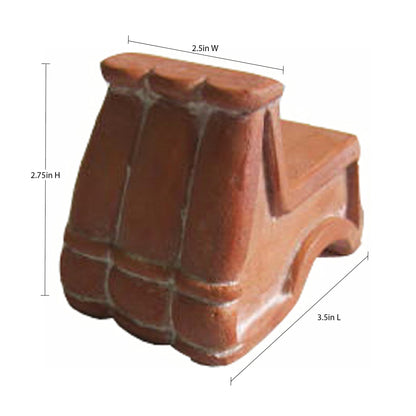 Elevate Your Garden's Aesthetic with Our Composite Pot Feet – White Wash Terra Cotta (3 Sets of 3)