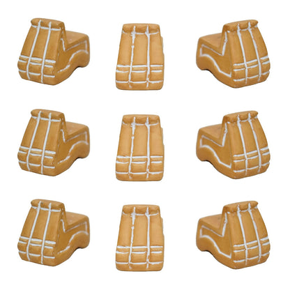 Elevate Your Garden's Aesthetic with Our Composite Pot Feet – White Wash Terra Cotta (3 Sets of 3)